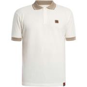 Polo Shirt Korte Mouw Trojan Jacquard kraag getextureerd poloshirt