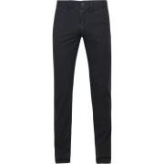 Broek Suitable Chino Sartre Oxford Donkerblauw