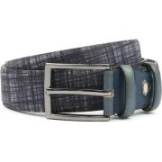 Riem Suitable Leren Riem Navy