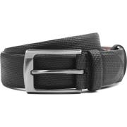 Riem Suitable Leren Riem Print Zwart