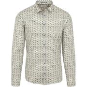 Overhemd Lange Mouw No Excess Overhemd Patroon Groen