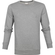 Sweater Knowledge Cotton Apparel Trui Elm Grijs