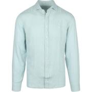 Overhemd Lange Mouw Hackett Overhemd Garment Dyed Groen