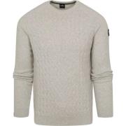 Sweater Vanguard Pullover Structuur Grijs