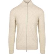 Sweater Profuomo Vest Merinowol Ecru
