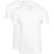 T-shirt Levis T-shirt Ronde Hals Wit 2Pack