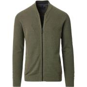 Sweater Casa Moda Zip Vest Groen