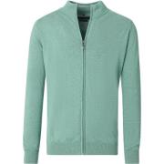 Sweater Casa Moda Vest Zip Lichtgroen