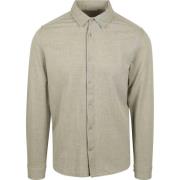 Overhemd Lange Mouw Knowledge Cotton Apparel Overhemd Lichtgroen