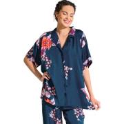 Pyjama's / nachthemden Lisca Pyjamashirt met slipe mouwen AMARYLLIS