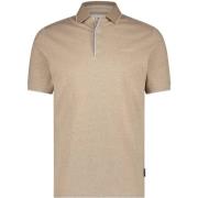 T-shirt State Of Art Polo Oxford Placketdetail Beige