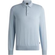 Sweater BOSS Gemello Long Sleeve Polo Lichtblauw