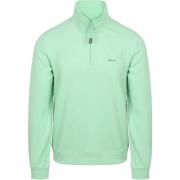 Sweater New Zealand Auckland NZA Trui Halfzip Cesar Jade Green