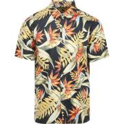 Overhemd Lange Mouw Superdry Shirt Print Hawaiian Bird of paradise