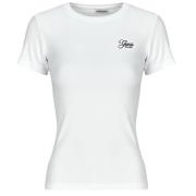 T-shirt Korte Mouw Guess SS CN SNAP EMBRO SLIM TOP