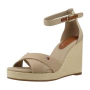 Sandalen Tommy Hilfiger FLAG HIGH WEDGE ESPAD CR
