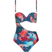 Badpak Lisca Voorgevormd asymmetrisch eendelig zwempak ROMA