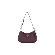 Handtas Guess HANDBAG AUBERGINE Bordeaux