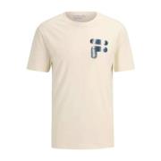 T-shirt Korte Mouw Fila fam0350_bobitz_regular_graphic_beige