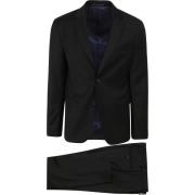 Kostuum Suitable Kostuum Toulon Serge Wol Uni Zwart