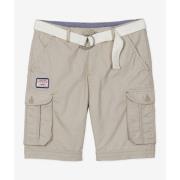 Korte Broek Oxbow Gestreepte bermudashort met geïntegreerde riem ORPEK