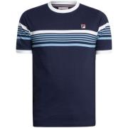 T-shirt Korte Mouw Fila James Yarn Dye-streep T-shirt