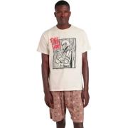 Pyjama's / nachthemden Admas Pyjamashort t-shirt Mandalorian Star Wars