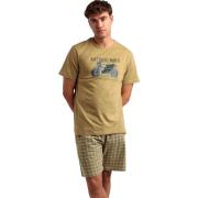 Pyjama's / nachthemden Admas Pyjamashort t-shirt Caferacer Antonio Mir...