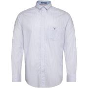 Overhemd Lange Mouw Gant Chemise manches longues à rayures Poplin O.Sh...