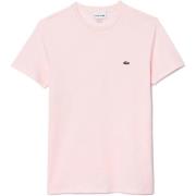 T-shirt Lacoste Cotton Pima Crew Neck T-Shirt Light Pink