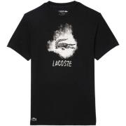 T-shirt Lacoste Ultra Dry Graphic Sport T-Shirt Black