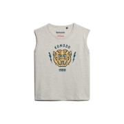 Top Superdry Débardeur slim femme Komodo Tiger