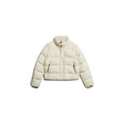 Donsjas Superdry Doudoune droite en tweed femme