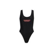 Badpak Superdry Maillot de bain 1 pièce élastique à dos échancré femme