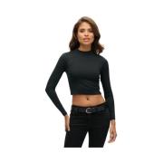 Onderhemden Superdry Maillot manches longues et dos ouvert femme