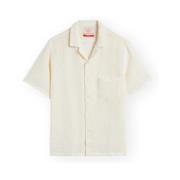 Overhemd Lange Mouw Portuguese Flannel Salva Shirt - White