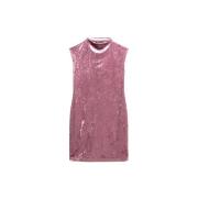 Jurk Superdry Robe moulante en velours femme