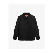 Overhemd Lange Mouw Superdry Surchemise en laine The Merchant Store