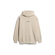 Sweater Superdry Sweatshirt à capuche ample à motif et micro logo