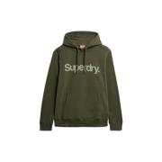 Sweater Superdry Sweatshirt à capuche ample Core Logo City