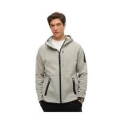 Sweater Superdry Sweatshirt à capuche ample zippé Tech Logo