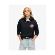 Sweater Superdry Sweatshirt à capuche métallisé femme Athletic