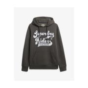 Sweater Superdry Sweatshirt à capuche Leathers