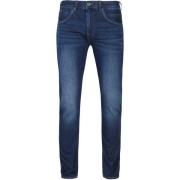 Broek Vanguard V850 Rider Jeans Stretch Denim Blauw
