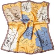 Sjaal Alberto Cabale Kleine zijden sjaal Bigflower Cléo