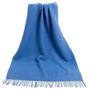 Sjaal Alberto Cabale Blauwe cashmere sjaal Recto-Verso