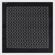 Sjaal V 1969 Carré de Soie DOOLHOF