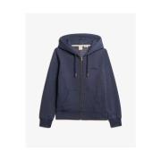 Sweater Superdry Sweatshirt à capuche zippé femme Logo Essential