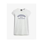 T-shirt Korte Mouw Superdry T-shirt femme Athletic Essential Slub