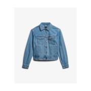 Spijkerjack Superdry Veste en jean fantaisie femme
